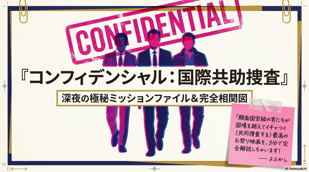 【キャスト相関図】コンフィデンシャル 国際共助捜査を超甘口レビュー！豪華俳優陣の関係性を徹底解剖