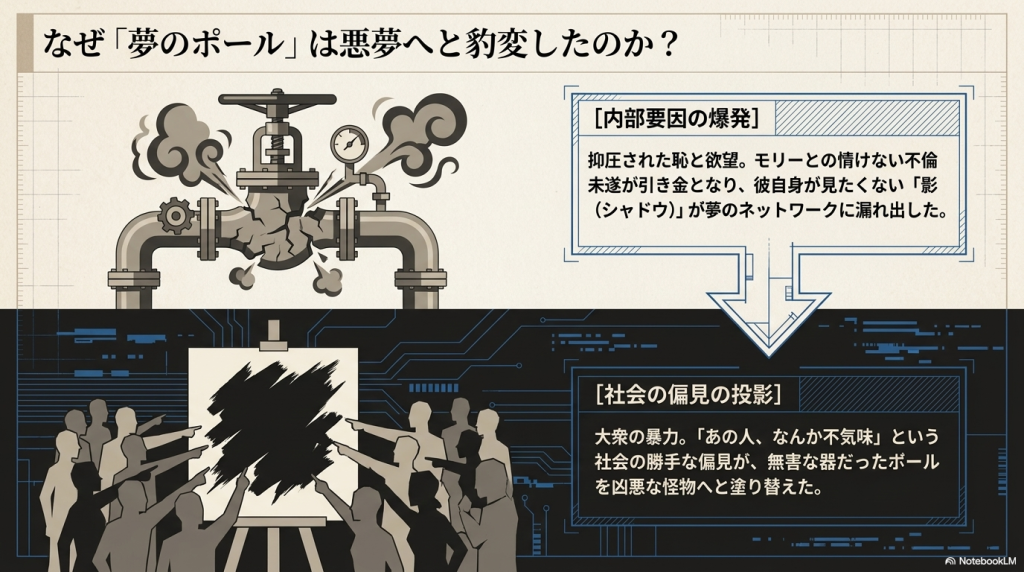 モリーとの情けない醜態と、夢の悪夢化