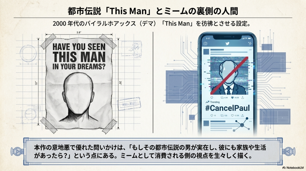 元ネタは都市伝説「This Man」？共通点と違い