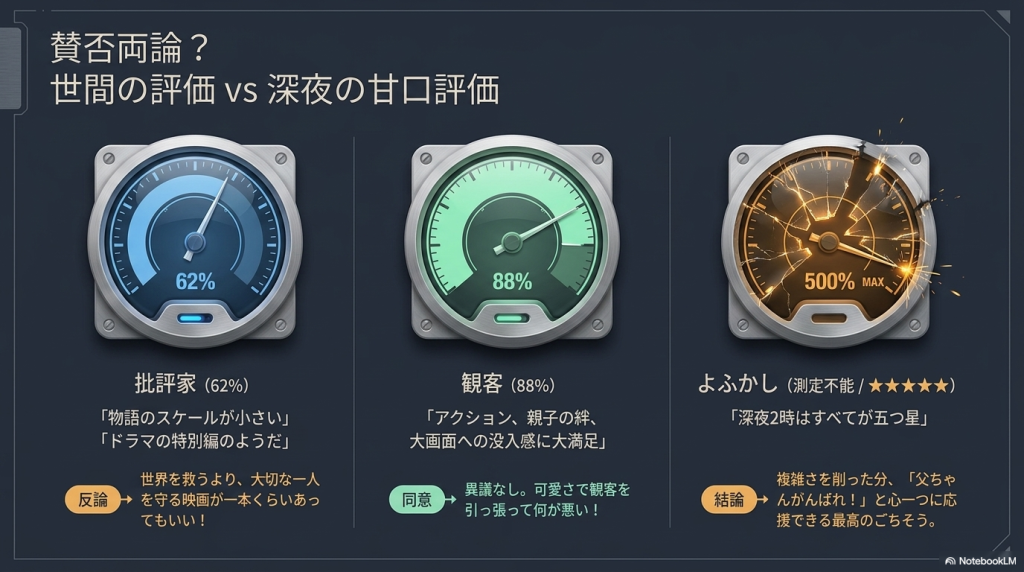 世間の評判 vs 超甘口ムービーウォッチャー｜辛口もフォースで包みます