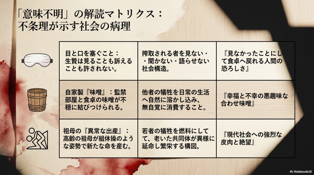幸せは誰かの不幸の上に成り立つのか?本作のテーマを考察