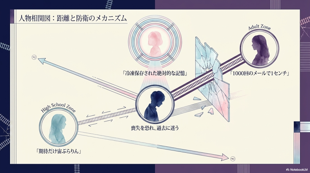 秒速5センチメートル　相関図